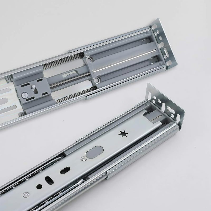 LONTAN 2 Pairs Rear Mounting Brackets for Drawer Slide - B4502 Cabinet Drawer Bracket for Face Frame Cabinets Kitchen Replacement Parts for 1.77 inch(45mm) Width Furniture Gildes - Image 4